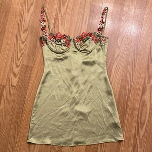 Princess Polly Kenzie Mini Dress Green